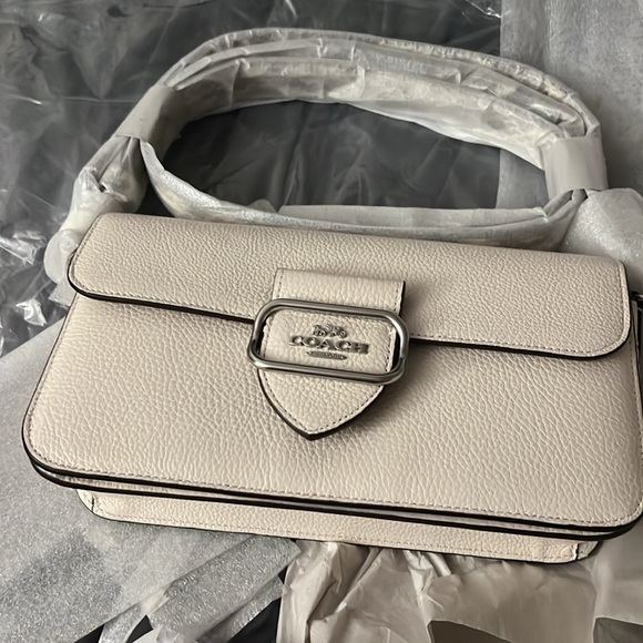 Coach Morgan Shoulder Bag in Silver/chalk multi - Picture 10 of 15